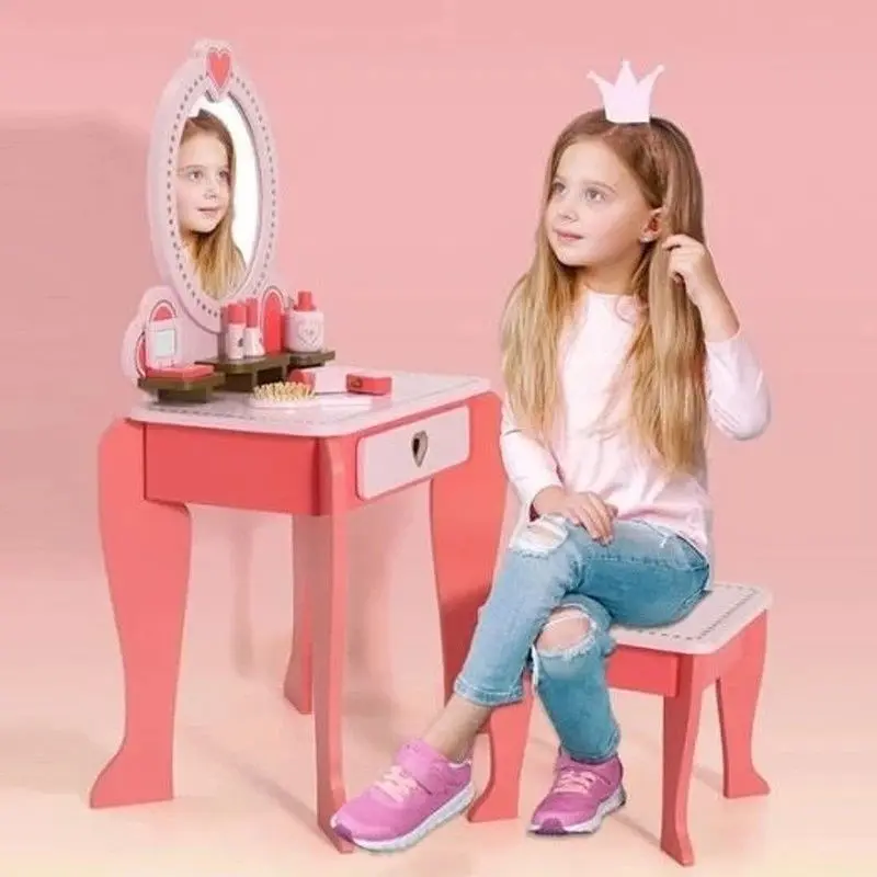 Masa de toaleta pentru copii Procart 538330 (Pink)