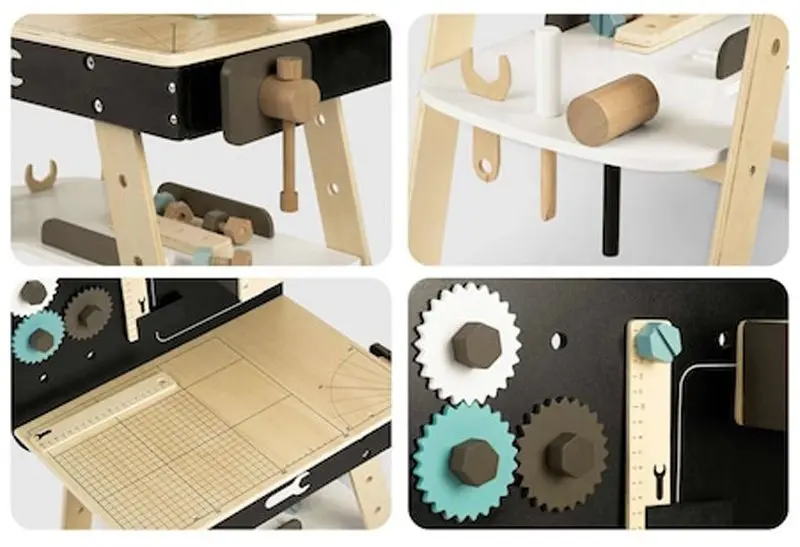 Set de joaca Procart W03D140 (Black/Wood)