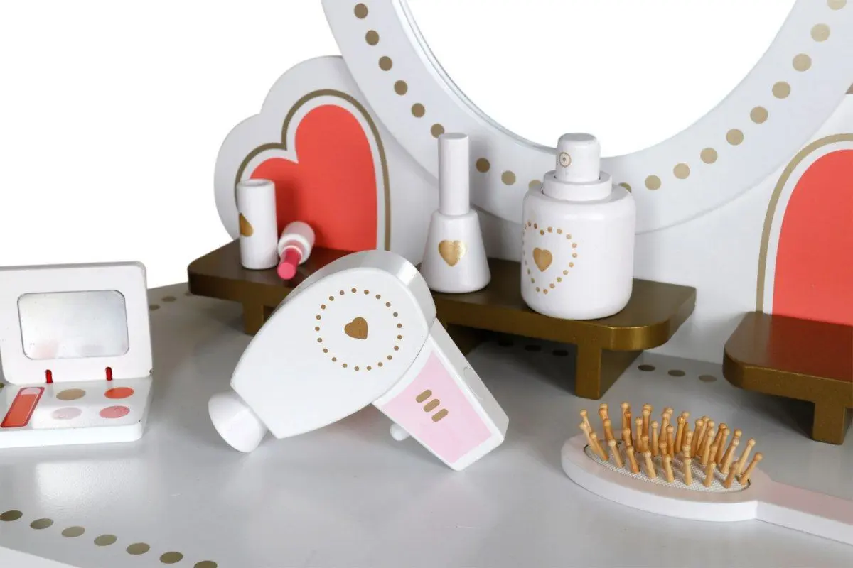 Set masa de toaleta pentru fetite Procart W08H102B (White)