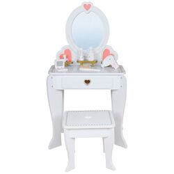 Set masa de toaleta pentru fetite Procart W08H102B (White)