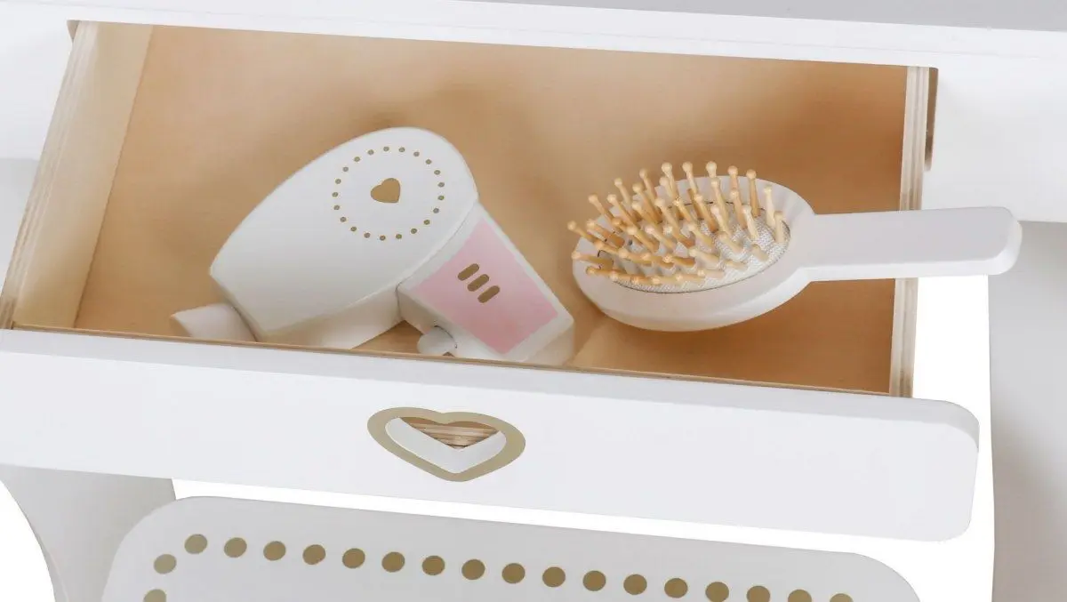 Set masa de toaleta pentru fetite Procart W08H102B (White)