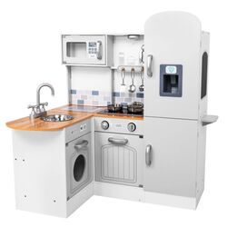 Bucatarie de joaca Ramiz Corner Kitchen PH02D010 (White/Brown)