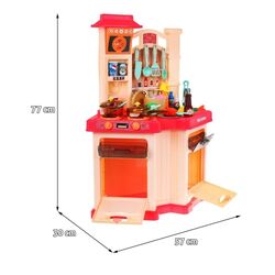 Bucatarie de joaca Ramiz Fun Cooking 848B (Pink/Beige) Thumb