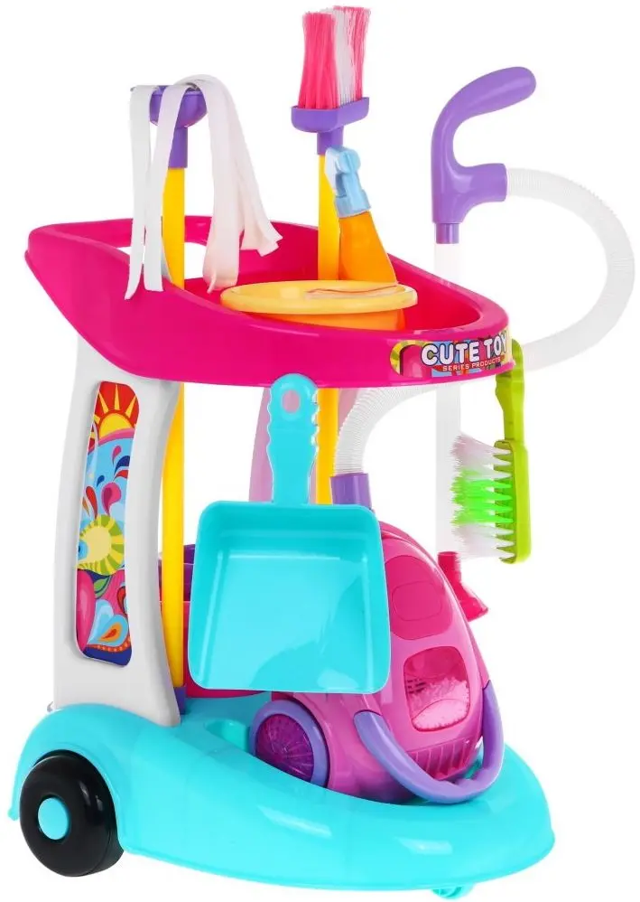 Игровой набор Ramiz Giant Hoover Cart (Pink/Turquoise)