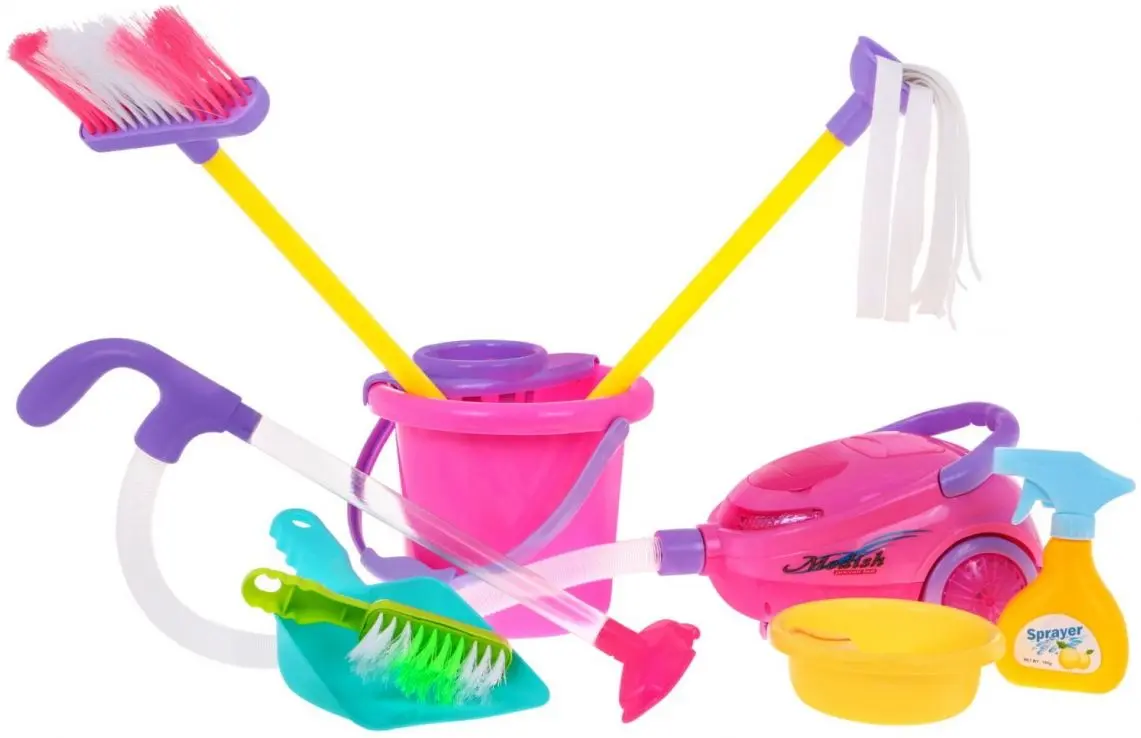 Игровой набор Ramiz Giant Hoover Cart (Pink/Turquoise)