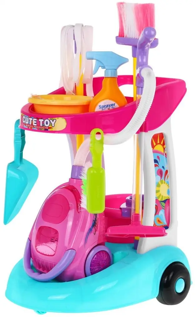 Игровой набор Ramiz Giant Hoover Cart (Pink/Turquoise)