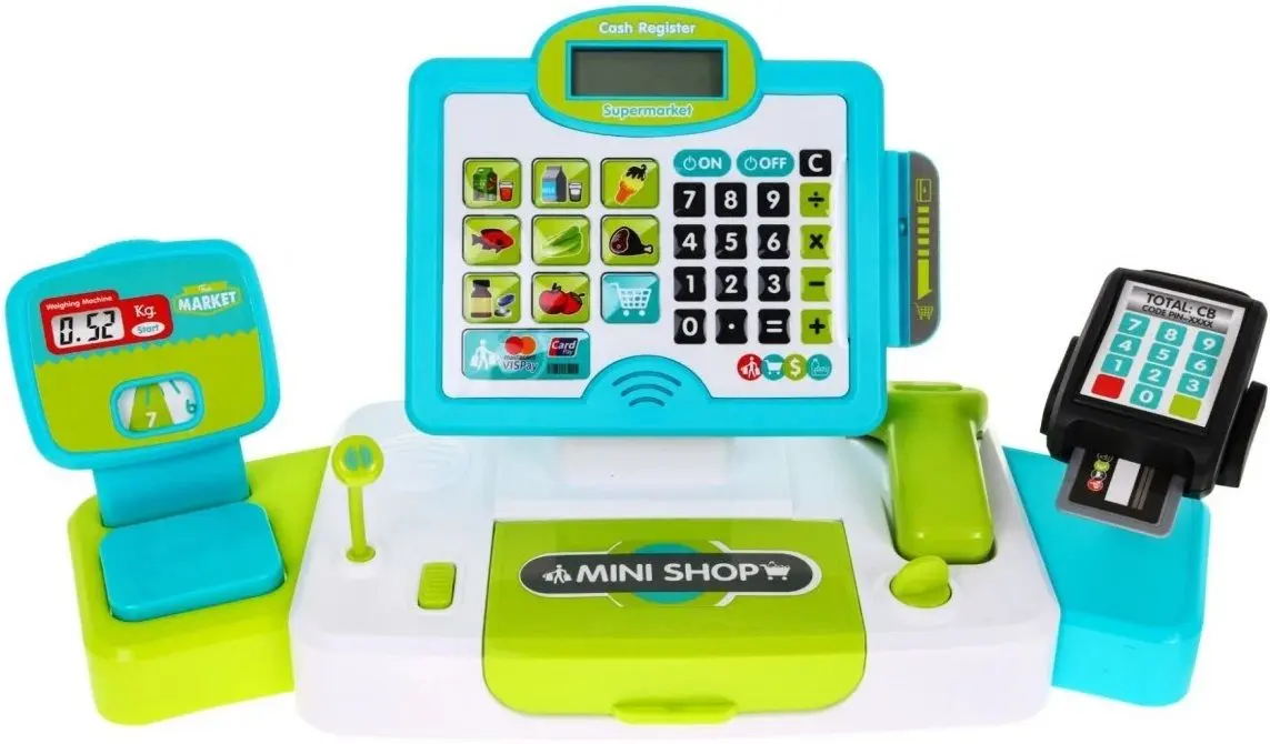 Игрушечный кассовый аппарат с аксессуарами Ramiz Happy Сashier (Multicolour)