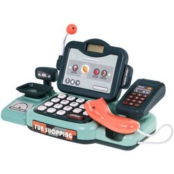 Jucarie casa de marcat cu accesorii Ramiz Happy Shopping (Multicolour) Thumb