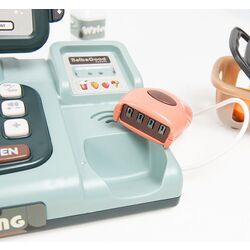 Jucarie casa de marcat cu accesorii Ramiz Happy Shopping (Multicolour) Thumb