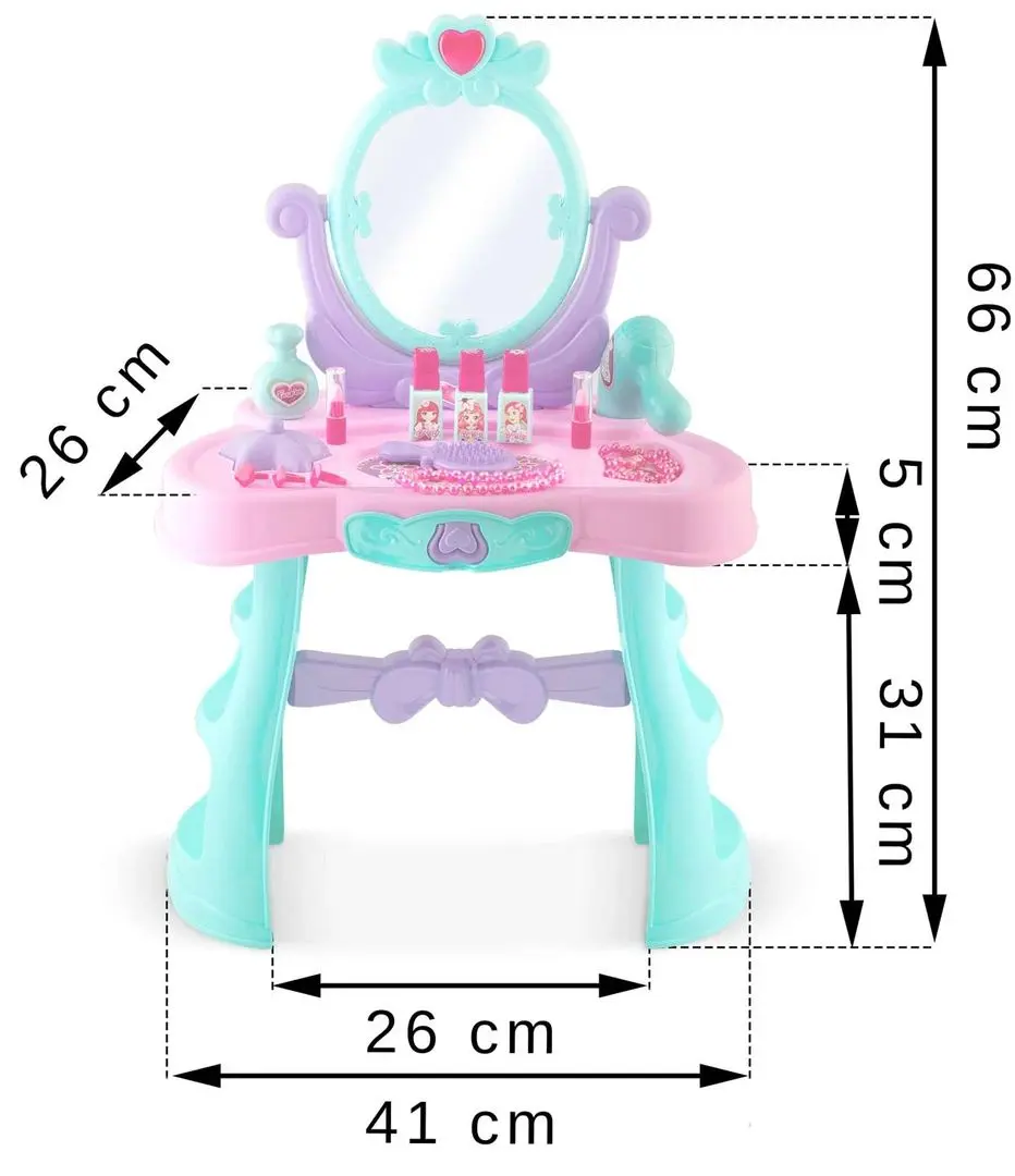 Masuta de toaleta pentru copii Ricokids 773200 (Blue/Pink)