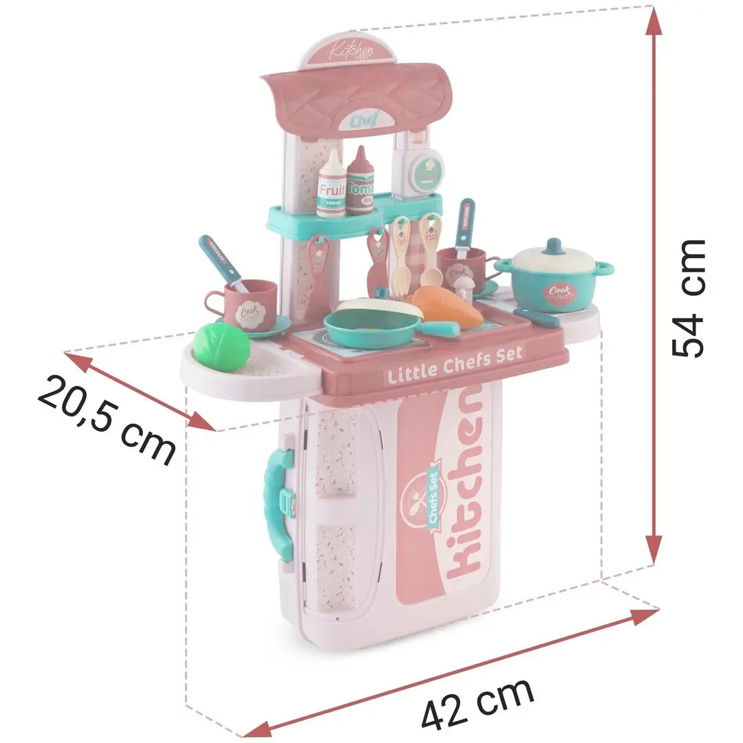 Bucatarie de joaca Ricokids 772900 (Pink)