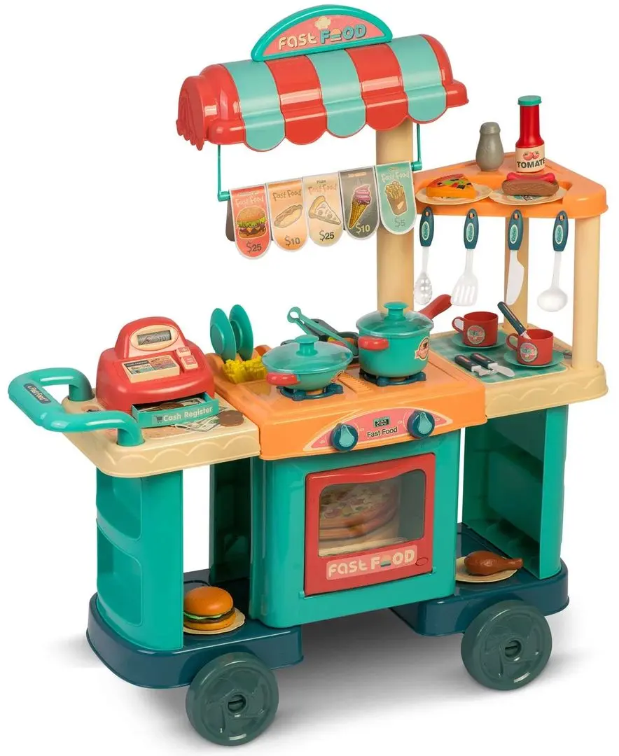 Bucatarie de joaca Ricokids 773000 (Turquoise)