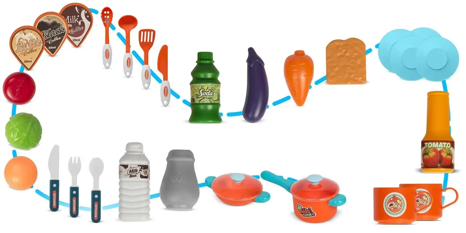 Игровая кухня Ricokids 773100 (Blue/Orange)