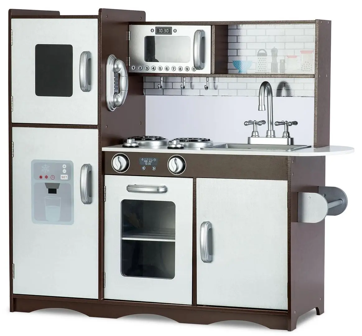 Bucatarie de joaca Ricokids Retro (Brown/White)