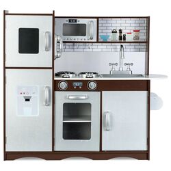 Bucatarie de joaca Ricokids Retro (Brown/White)