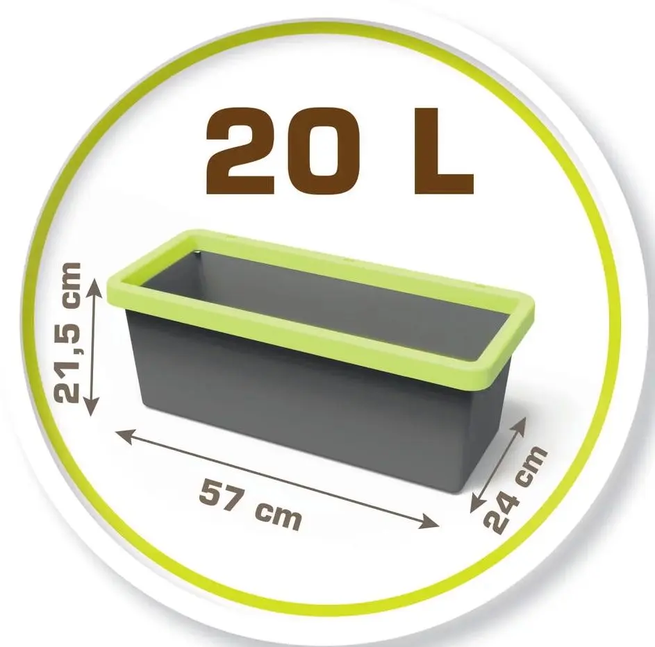 Набор садовника Smoby 810915 (Grey/Green) - 2