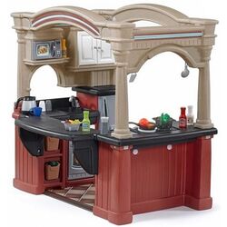 Игровая кухня Step2 Grand Walk-In Kitchen (Beige/Burgundy) Thumb