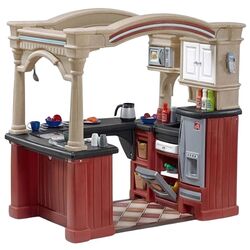Игровая кухня Step2 Grand Walk-In Kitchen (Beige/Burgundy)