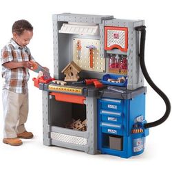 Игровой набор Step2 Deluxe Workshop 7060 (Grey/Blue)