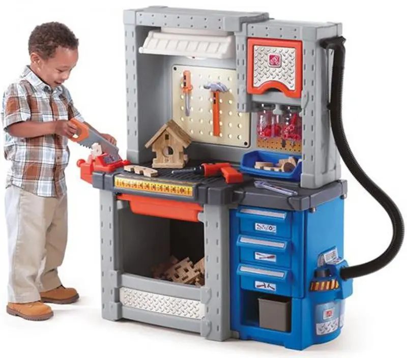 Игровой набор Step2 Deluxe Workshop 7060 (Grey/Blue)