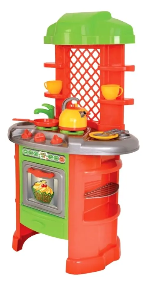 Bucatarie de joaca Technok 0847 (Red/Green)