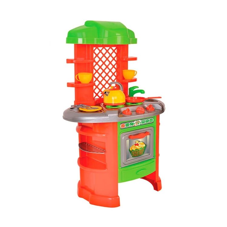 Bucatarie de joaca Technok 0847 (Red/Green)