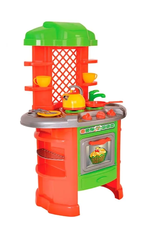 Bucatarie de joaca Technok 0847 (Red/Green)