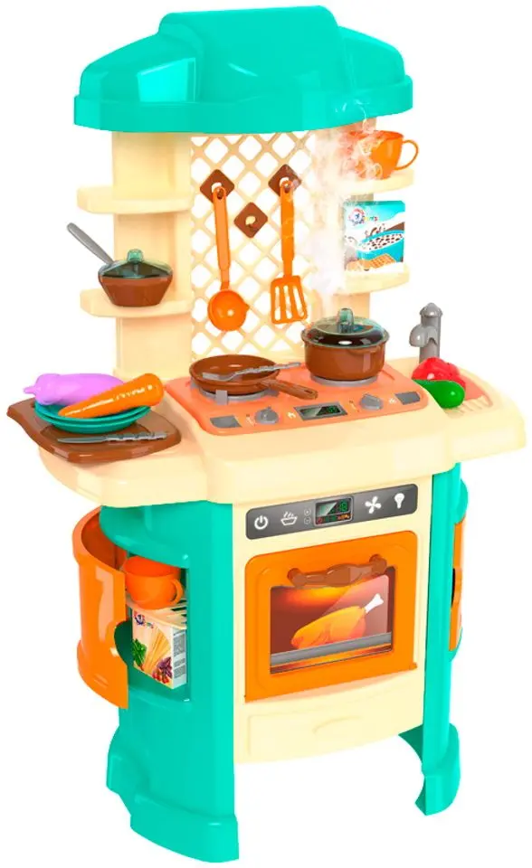 Bucatarie de joaca TechnoK 5637 (Turquoise/Beige)