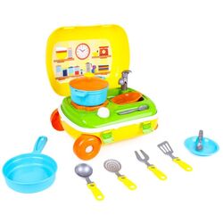 Set de bucatarie in troliu TechnoK 6078 (Yellow)