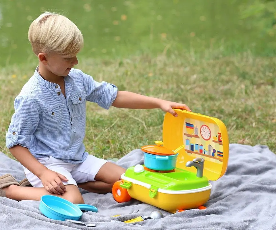 Set de bucatarie in troliu TechnoK 6078 (Yellow)