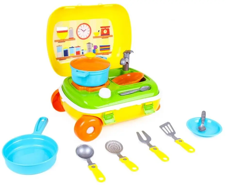 Set de bucatarie in troliu TechnoK 6078 (Yellow)
