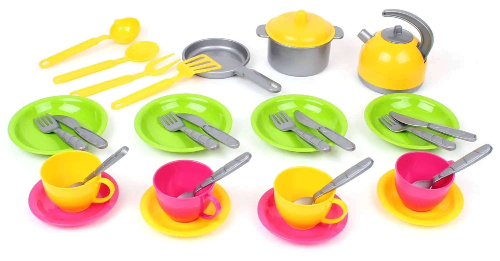 Bucatarie de joaca ТехноК Kitchen 8 0915 (Pink/Green)