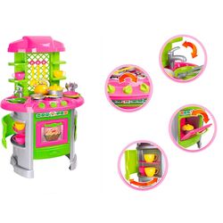 Bucatarie de joaca ТехноК Kitchen 8 0915 (Pink/Green) Thumb