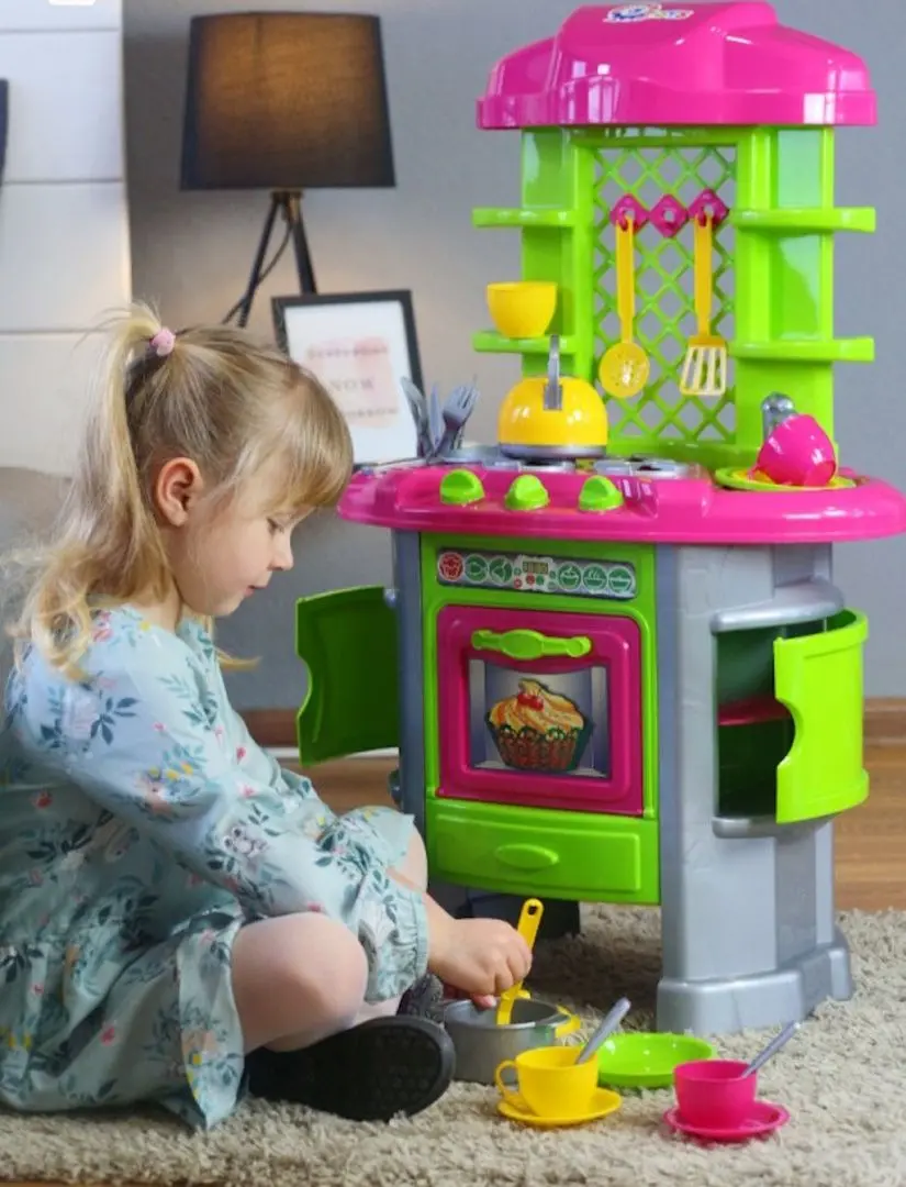 Bucatarie de joaca ТехноК Kitchen 8 0915 (Pink/Green)