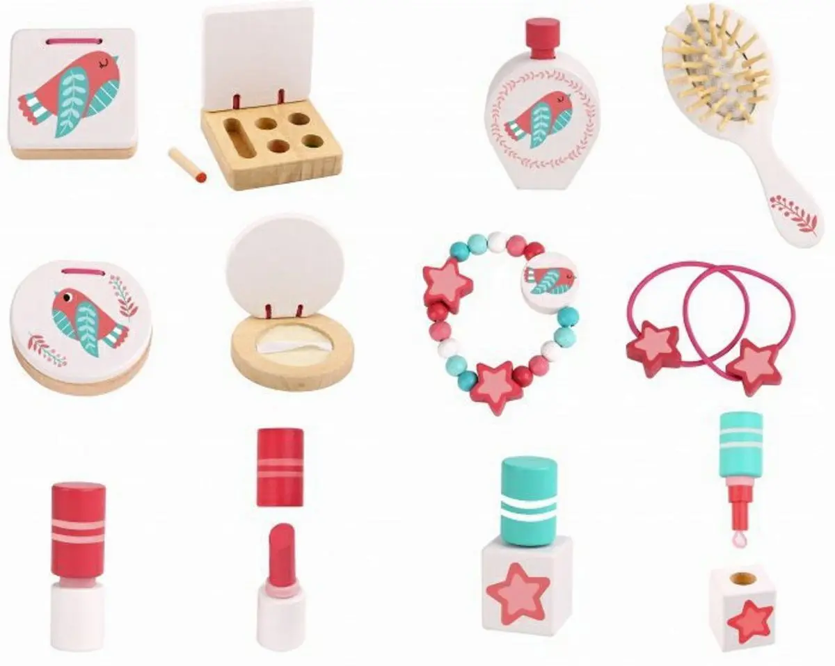 Masuta de toaleta pentru copii Tooky Toy TL098A (Pink/White)