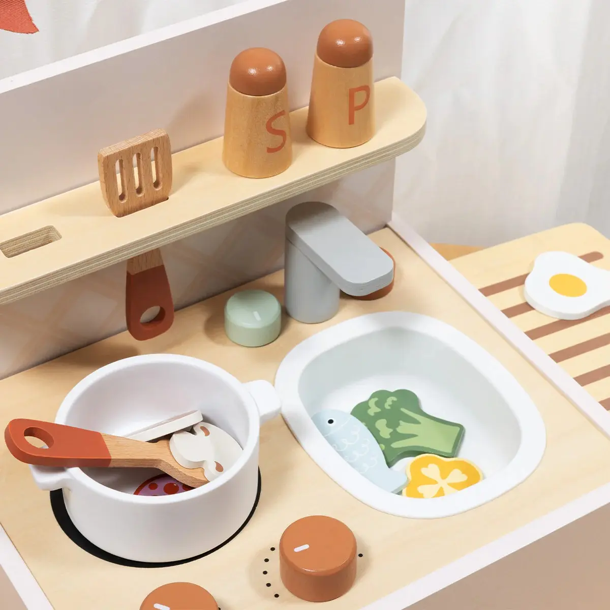 Игровая кухня Tooky Toy TJ754 (Beige) - 3