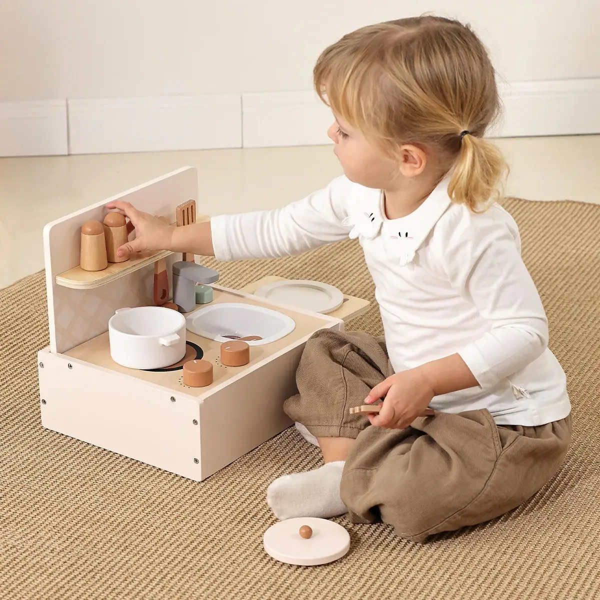 Игровая кухня Tooky Toy TJ754 (Beige) - 7