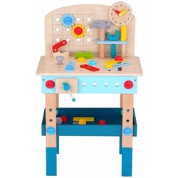 Игровой набор Tooky Toy Work Bench TK399 (Wood/Blue) Thumb