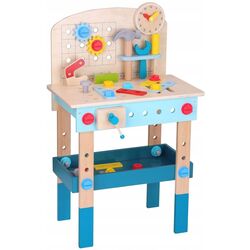 Игровой набор Tooky Toy Work Bench TK399 (Wood/Blue) Thumb