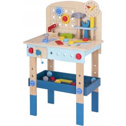 Игровой набор Tooky Toy Work Bench TK399 (Wood/Blue)