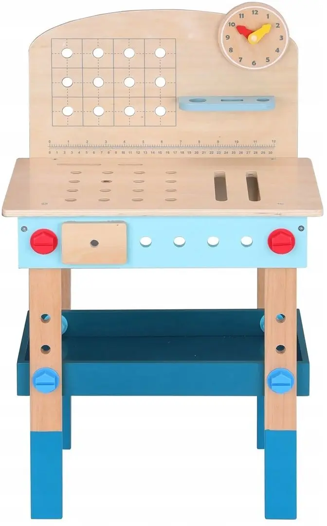 Игровой набор Tooky Toy Work Bench TK399 (Wood/Blue) - 4