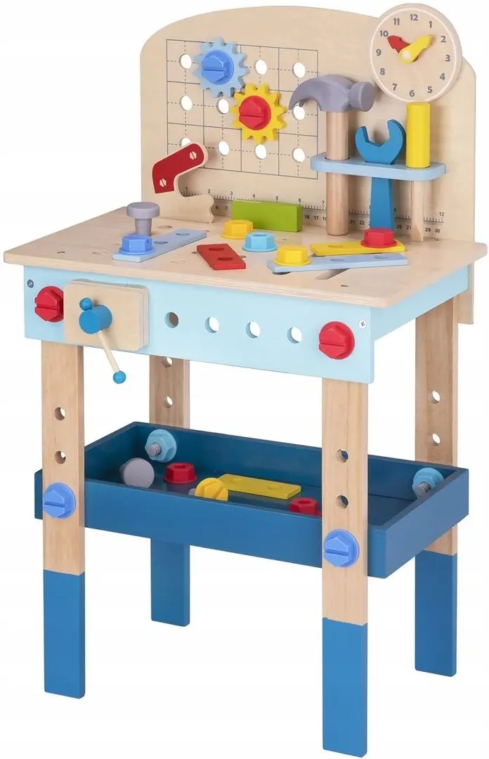 Игровой набор Tooky Toy Work Bench TK399 (Wood/Blue)