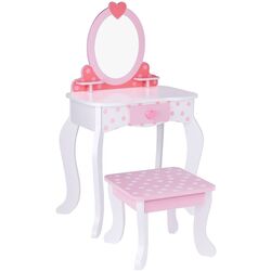 Masuta de toaleta cu scaun Tooky Toy TK462 (Pink)