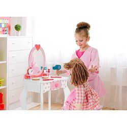 Masuta de toaleta cu scaun Tooky Toy TK462 (Pink) Thumb