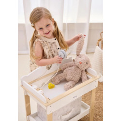 Masă de schimbat bebeluși pentru copii 2in1 Viga 44720 (White) Thumb