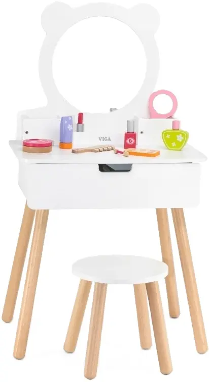 Детский туалетный столик Viga Toys 44711 (White)