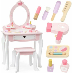 Masuta de toaleta pentru copii Viga Toys 44782 (White/Pink) Thumb