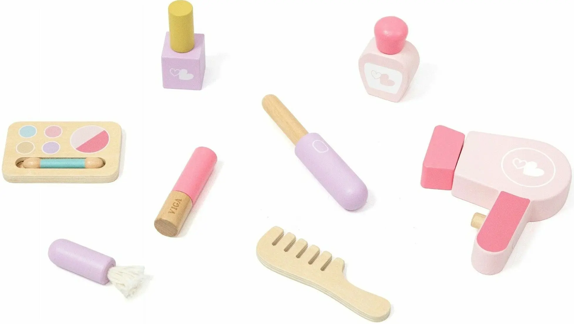 Masuta de toaleta pentru copii Viga Toys 44782 (White/Pink)