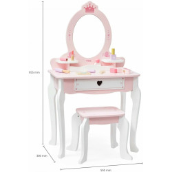 Masuta de toaleta pentru copii Viga Toys 44782 (White/Pink) Thumb