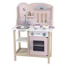 Bucatarie de joaca Viga Toys 44046 (White/Pink/Natural)